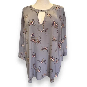 Blusa Camisa Torrid 3 (3x 22/24) Disney Dama y el Vagabundo Perro Georgette Harper - Imagen 1 de 3