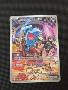 Pokemon Team Rocket's Wobbuffet SV: Tarjetas Promocionales Escarlata y Violeta 203 Promo Casi Nuevo - Imagen 1 de 2