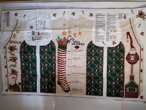 DaisyKingdom Christmas Vest Cotton Panel, Size 8 - 22/C1669 New - Picture 1 of 7