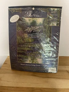 Candamar Designs Charles White ~ Monet's Japanese Bridge  #51308 Cross Stitch - Picture 1 of 10