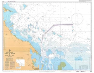 Admiralty 3788 Fasht Al Jarim Ra's Abu Ali Bahrain Saudi Arabia Map Chart Marine - Picture 1 of 6