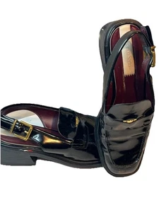 Franco Sarto Giada Damen-Slingback-Loafer Absatz schwarz 8,5 - Bild 1 von 14