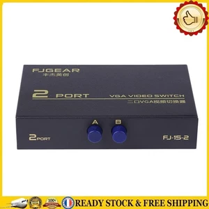 2 in 1 Out Video Splitter 130MHz Bandwidth 2 PC To 1 Monitor for PC Monitor Hot - Bild 1 von 8