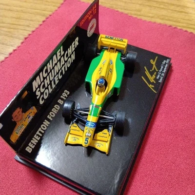 MINICHAMPS Michael Schumacher Collection Benetton Ford B193 1/64 Diecast Mini Ca - Immagine 1 di 4