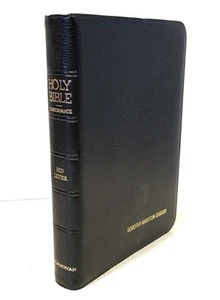 Holy Bible Concordance KJV Zondervan Red Letter His Majesty Pinseal Leather RARE - Picture 1 of 9