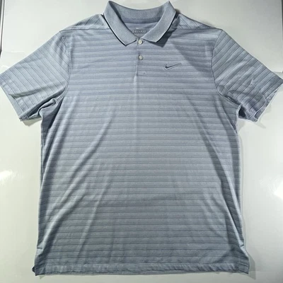 Camisa Polo Para Hombre Nike Golf Dri Fit Calce Estándar Talla L Azul Rendimiento Tenis Foto 1 de 4