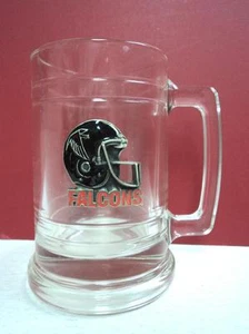 Atlanta Falcons Heavy Glass Tankard Mug 1980's NEAT* - Picture 1 of 1