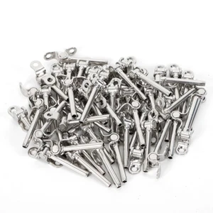 50X 3/16" T316 Stainless Steel Cable Railing Hardware Set Turnbuckle Tensioner - Picture 1 of 16