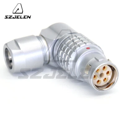 Adjustable Right-Angle FSG 2B 6-Pin Female Plug for Atomos Neon 17" Monitor - Image 1 of 4