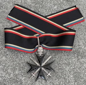 Freikorps Orden Awaloff Deutsch-Russische Westarmee - Halskreuz - Godet - Bild 1 von 7
