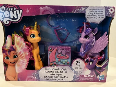 My Little Pony Sparkling Generations Sunny Starscout y Twilight Sparkle - 6" Foto 1 de 3