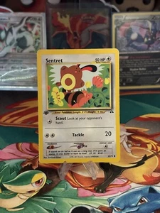 Pokemon Cards: Neo Discovery 1st Edition Common: Sentret 63/75 - Picture 1 of 2
