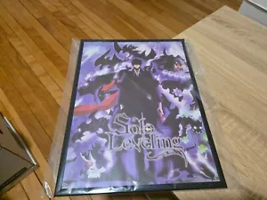 Anime de nivelación en solitario | Sung Jin Woo | Sombras | Póster en lienzo enmarcado 12"x16" - Imagen 1 de 2