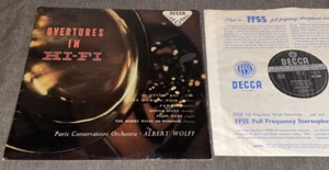 UK SXL 2008 ed1 WB/GR ORB Wolff, Paris Conservatoire: Overtures in Hi-Fi. NM-/NM - Imagen 1 de 2