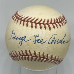 Sparky Anderson Signed Baseball Full Name George Lee JSA COA Tigers HOF AUTO  - Picture 1 of 4