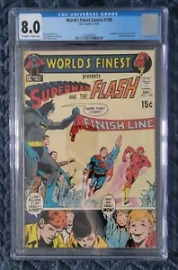 WORLDS FINEST #199 - CGC 8.0 - Superman vs Flash Race - Picture 1 of 3