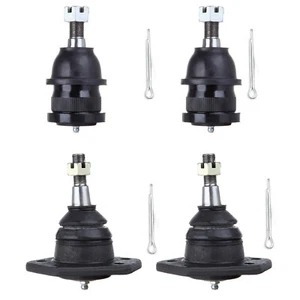 4 Front Upper Lower Ball Joints Suspension Kit For 1991-1987 GMC R1500 Suburban - Picture 1 of 1