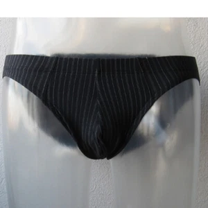 Slip Para Hombre Hanro Teak Negro Con Rayas 4051 M L XL - Imagen 1 de 5