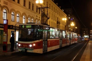 D5 35mm Slide Tram 9070 Praha Masarykovo 12.10.24 - Picture 1 of 1
