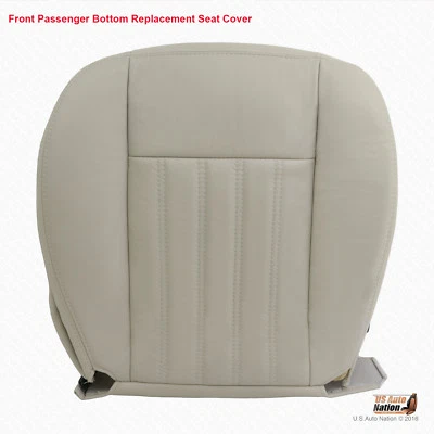 Lincoln Aviator 2004 - cubierta de asiento de repuesto de cuero inferior para pasajero delantero tostado Foto 1 de 4