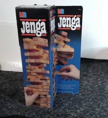 VINTAGE Original JENGA Classic Game 1986 Brand Complete - Image 1 of 4