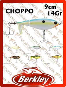 Berkley propeller CHOPPO 90 mm 14gr topwater Artificiale spinning - Picture 1 of 11