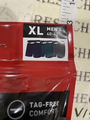 PACK DE 3 PUMA HOMBRE - PHR VERDE AZUL MARINO XLARGE - CALZONCILLO BOXER RENDIMIENTO Foto 1 de 4