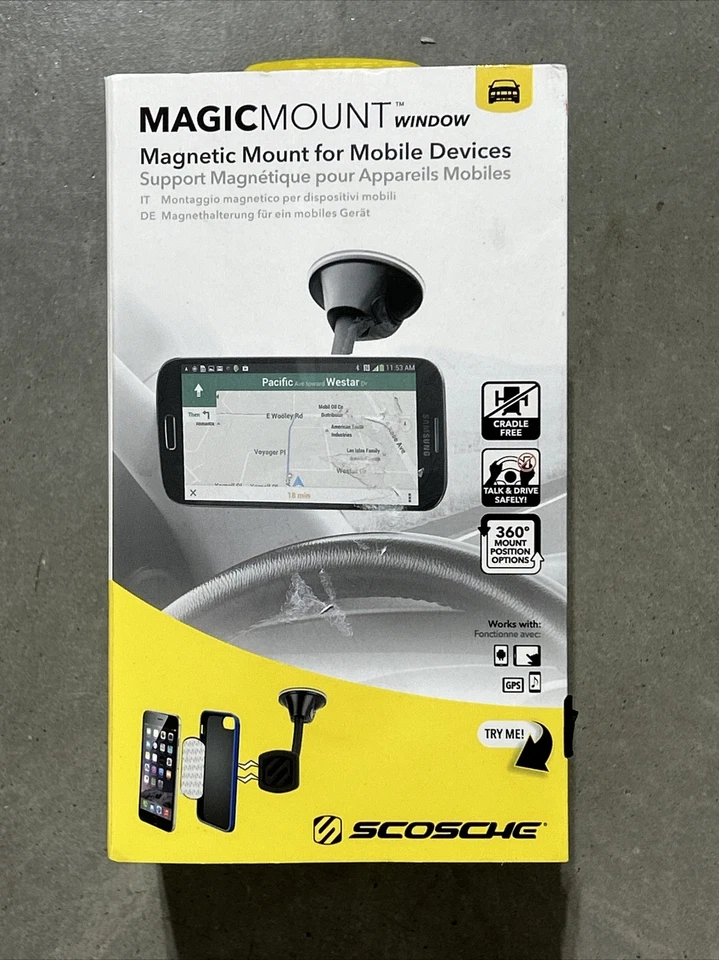 Scosche MAGWDM magicMOUNT Magnetic Window Mount for Mobile Devices
