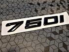 Gloss Black 750i Emblem. 750i Rear black emblem