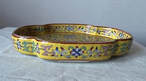 Plato de porcelana antiguo chino.  Yongzheng.  6 1/2 pulgadas - Imagen 1 de 7