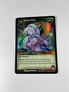 Lady Vashj Timewalkers 24/30 FOIL Wow World of Warcraft TCG Card - Picture 1 of 6
