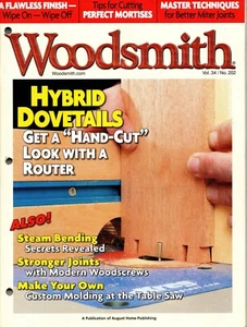 Woodsmith Magazine #202 August/September 2012 Hybrid Dovetails with a Router - Picture 1 of 1