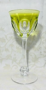 MOSER LADY HAMILTON HARLEKIN GLASS RÖMER ROEMER GLAS MIT FARBWEIN FARBE - Bild 1 von 7