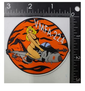 MARINE CORPS VMFA-224 BENGALS PVC KLETTVERSCHLUSS BESTICKT PATCH - Bild 1 von 1