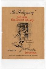 THE "ANTIQUARY" DE LUXE OLD SCOTCH WHISKY, EDINBURGH: Whisky label (C75163)