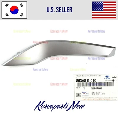 Cubierta de parachoques delantero espaciador moldeado derecho PASSENGR ⭐OEM⭐ Hyundai Ioniq 5 2022-2024 Foto 1 de 3