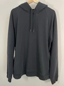 Lululemon Men's XXL City Sweat Pullover Hoodie Black Sweatshirt M3AUPS Spring - Picture 1 of 10