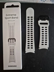 Samsung Galaxy Watch 4 Band Extreme Sports 20mm S/M White - Zdjęcie 1 z 4