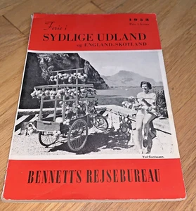 1953 Danish Tour Book ENGLAND / SCOTLAND 224 Pages SYDLIGE UDLAND - Picture 1 of 12