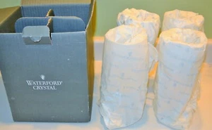 Waterford Crystal Castlemaine Wine Water Goblets BNIB Set 4 Signed IRELAND - Picture 1 of 3