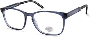 Harley Davidson Freedom HD9007 090 Blue Plastic Eyeglasses Frame 56-18-150 9007 - Picture 1 of 1