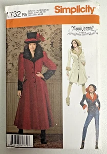 Simplicity 1732 Pattern Size R5  14,16,18,20,22 Arkivestry Uncut 2012 - Picture 1 of 2