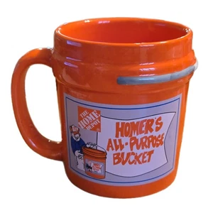 The Home Depot Homer's All Purpose Orange Bucket Mug Mr. Christmas 2014 - Picture 1 of 7