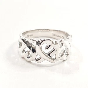 Tiffany & Co. #5.5 Anello Triplo Cuore Amorevole Paloma Picasso Argento 925 - Foto 1 di 8