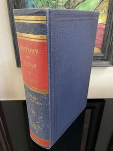 History of Texas by H Yoakum Facsimile Edition Volumes 1&2 HC w Pull Out Map/Doc - Picture 1 of 9