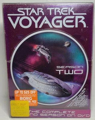 Star Trek: Voyager - The Complete Second Season (DVD, 2004, 7-Disc Set) NIB - Image 1 of 4