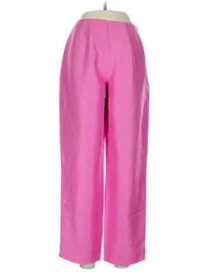CJ Laing Women Pink Silk Pants 8 - Image 1 of 4