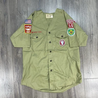 Boy Scouts of America BSA Official Shirt Uniform Adult Large Short Sleeve Patch - Image 1 of 4