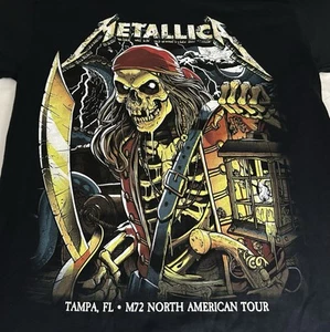OFFICIAL METALLICA RAYMOND JAMES STADIUM TAMPA FLORIDA EVENT SHIRT 6/8/25 M - Picture 1 of 4