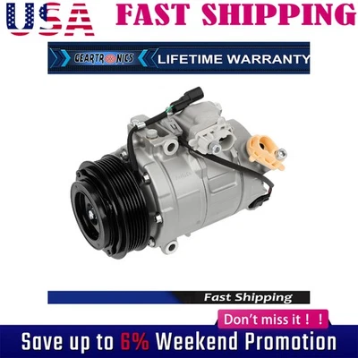 AC Compressor For 2013-2018 Ford Explorer Lincoln MKS MKT MKZ 3.5L 3.7L Loqmlrqv - Image 1 of 4
